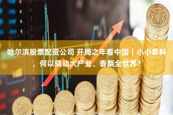 哈尔滨股票配资公司 开局之年看中国｜小小香料，何以撬动大产业、香飘全世界？